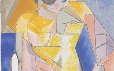 Jacques Villon (1875-1963) - Portrait d'une jeune fille