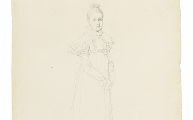Jean-Auguste-Dominique Ingres (Montauban 1780-1867 Paris), Portrait of Princess Louise Murat