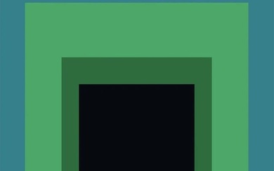 Josef Albers Homage to the Square "Green" Offset Lithograph, After