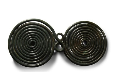 Large Bronze Age Spectacle Brooch