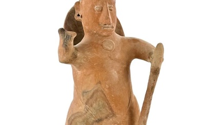 Large Standing Pre-Columbian Pottery Style Figure