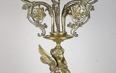 Large and fine Sphinx candelabrum- Bronze - First half 19th century