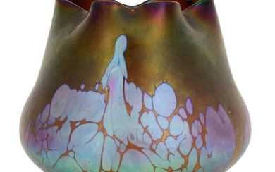 Loetz Art Glass Decorated Vase