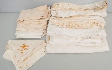 Lot of White Linens & Tablecloths