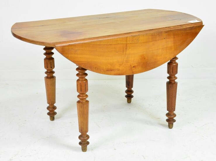 Louis Philippe Style Drop Leaf Table In Cherry