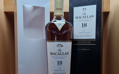Macallan 18 years old Sherry Oak Cask 2021 Release - Original bottling - 700ml