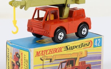 Matchbox Lesney Superfast MB-42 Iron fairy Crane, Transitional model