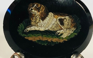 Micromosaic depicting Kavalier King - Glass - Mid 19th century