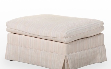 Mid Century Modern Style Upholstered Ottoman, Mid to Late 20th Century