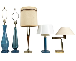 Mid Century Table Lamps - Five