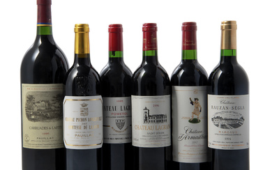 Mixed Bordeaux 1994-2005 1 magnum and 9 bottles per lot
