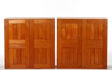 Mogens Koch (1898-1992) for Rud. Rasmussen: A pair of teak cabinets (2)