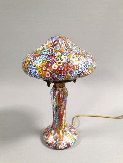 Murano - Table lamp with polychrome murrine - Glass