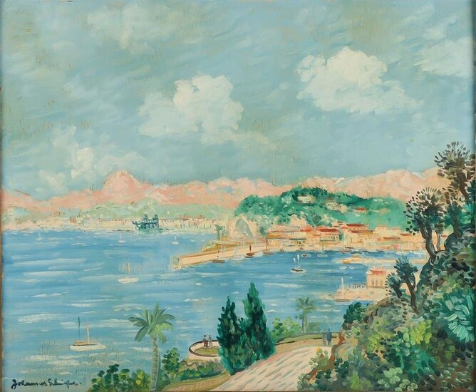 NICE FRANCE PAINTING LISTED ARTIST