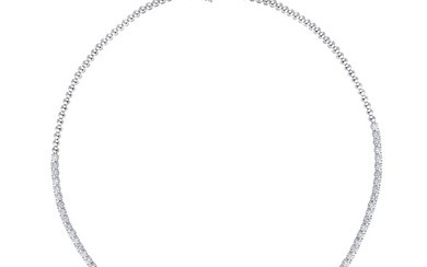Necklace White gold - 8.71 tw. Diamond (Lab-grown)