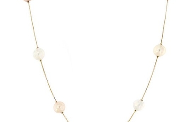 Nimei - 18 kt. Yellow gold - Necklace Freshwater Pearl