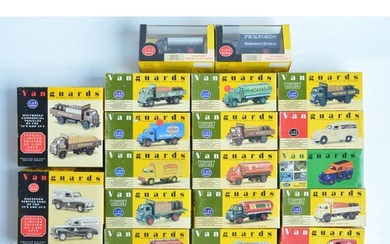 Nineteen boxed 1/43 and 1/64 scale diecast Vanguard series c...
