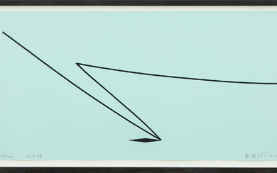 OLLE BAERTLING. Composition, signed and dated 1967-68, numbered 32/300, serigraphy.