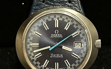 OMEGA Dynamic Automatic Watch w/ Rare Oval Case & Blue Dial - $10K APR w/ COA!!!