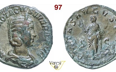 OTACILIA SEVERA 245-249 (moglie di Filippo I) Sesterzio D/ Busto...