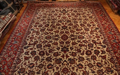 Old Isfahan very fine Persian carpet - Rug - 4.54 cm - 3.22 cm