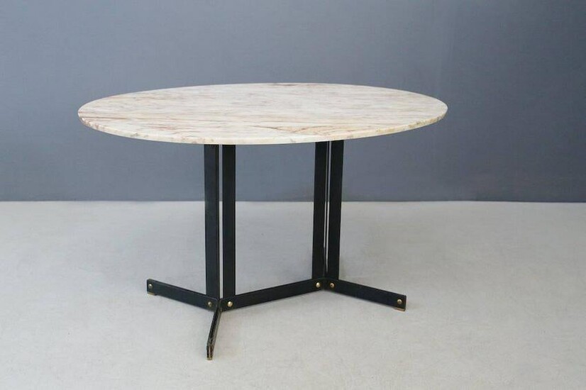 Oval Table Calacatta Marble by Ignazio Gardella