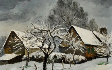 Paul Emile Pissarro (1884-1972) - Neige à la Serverie