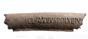 RARE ROMAN LEAD FISTULA 1st - 2nd century AD length...