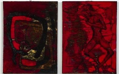 Riccardo Gatti (Faenza 1886 - Venezia 1972) Two tiles