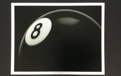 Richard Reynolds Black 8 Billiard Pool Ball 16x13