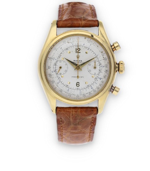 Rolex. A Yellow Gold Chronograph Wristwatch