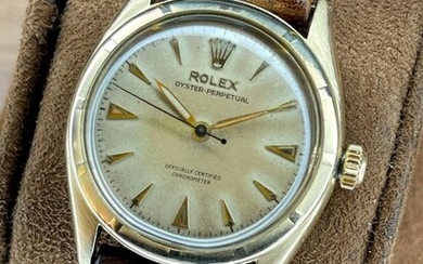 Rolex - Oyster Perpetual Bubbleback - "NO RESERVE PRICE" - Ref. 6085 - Men - 1950-1959