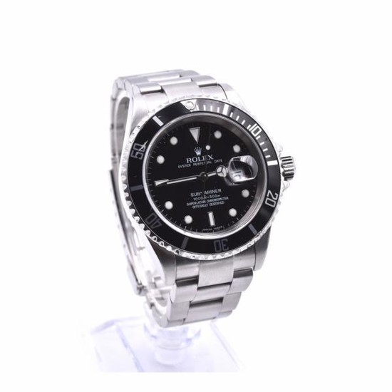 Rolex Stainless-Steel Submariner Black Dial Men's Watch