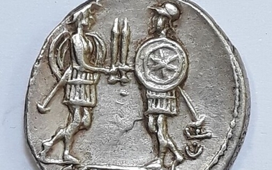 Roman Republic - Denarius C. Servilius C.f., 57 BC - Silver