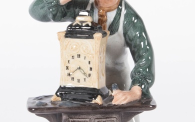 Royal Doulton porcelain figurine. The Clockmaker