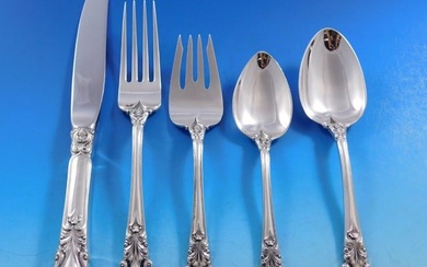 Royal Dynasty by Stieff Sterling Silver Flatware Set for 12 Service 60 pieces