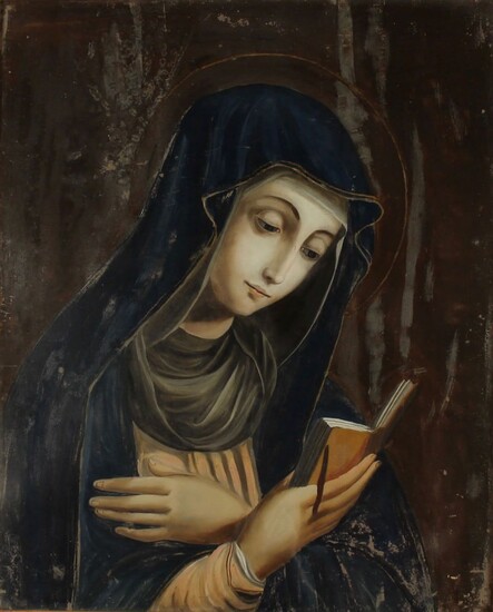 SCUOLA ITALIANA DEL SECOLO XVIII “La Madonna della pazienza" -ITALIAN SCHOOL OF THE XVIII CENTURY...
