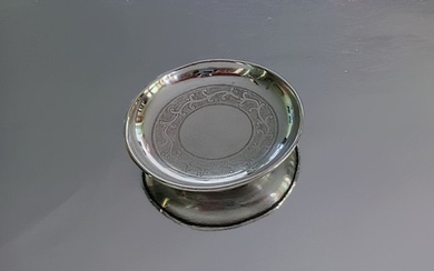 Saucer - .950 silver