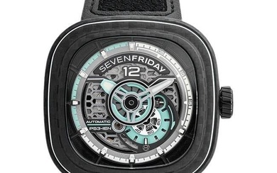 Sevenfriday Ps Series Automatic Black Dial mens Watch PS3/01