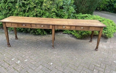 (Side) table (l. 287cm) (-11) - Oak - Late 19th century