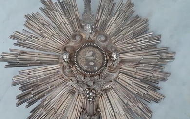 Silver monstrance from 1872 - Silver - Second half 19th century