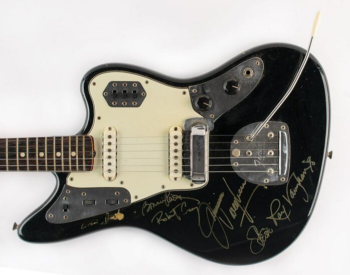 Stevie Ray Vaughan Signed Guitar