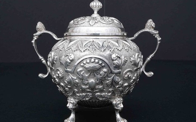 Sugar bowl (1) - .833 silver - Netherlands - Early 20th century