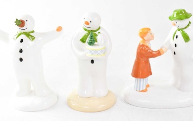 THE SNOWMAN; three Coalport Characters figures, comprising 'The Wrong Nose',...