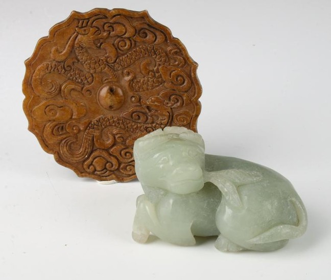 TWO CHINESE CARVED PIECES