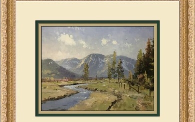 Thomas Kinkade Tahoe Meadows Custom Framed Print