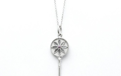 Tiffany & Co. - Necklace with pendant White gold