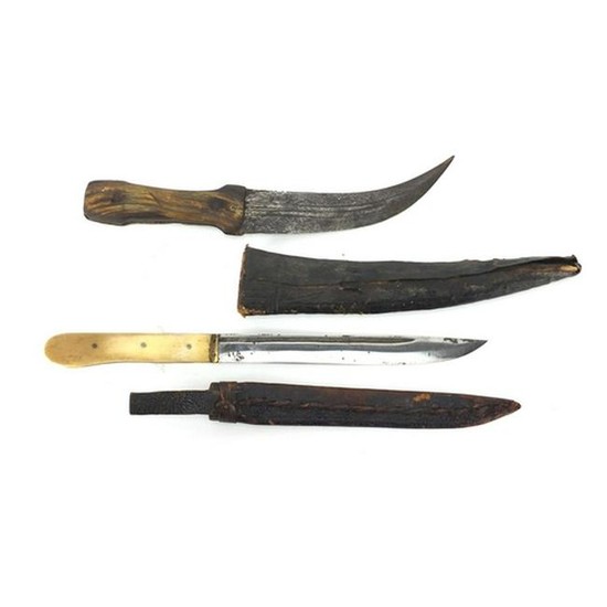 Two Ottoman and Middle Eastern knives comprising a