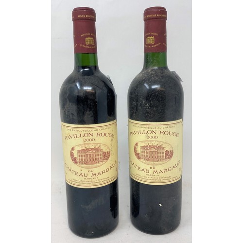 Two bottles of Chateau Du Margaux, Pavillon Rouge, 2000 (2)