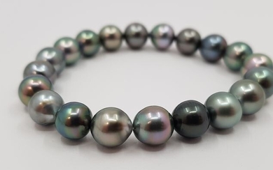 United Pearl - 8.5x10mm Tahitian pearls - Bracelet